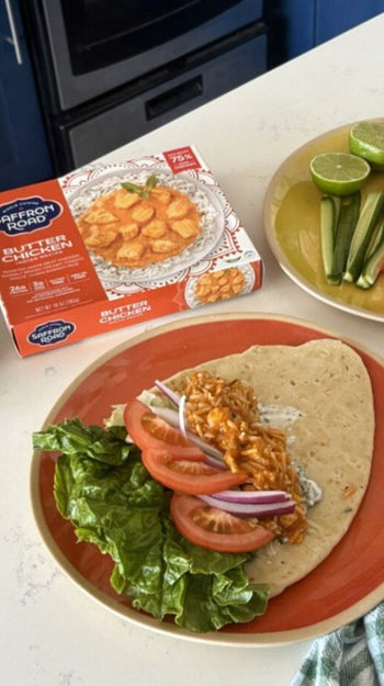 Butter Chicken Wraps
