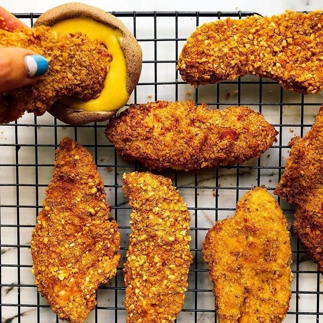 Crunchy Chickpea Chicken Tenders