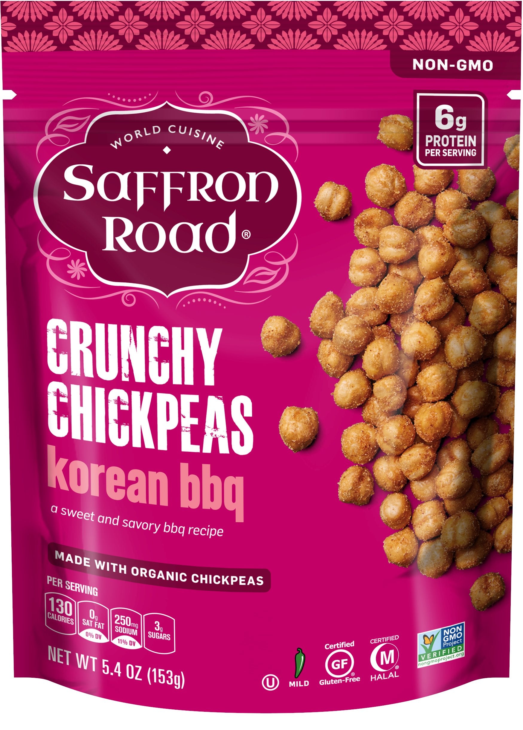 Korean BBQ Crunchy Chickpeas Crunchy Chickpea saffron-road-b2c 