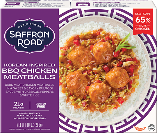 Korean Inspired BBQ Chicken Meatballs