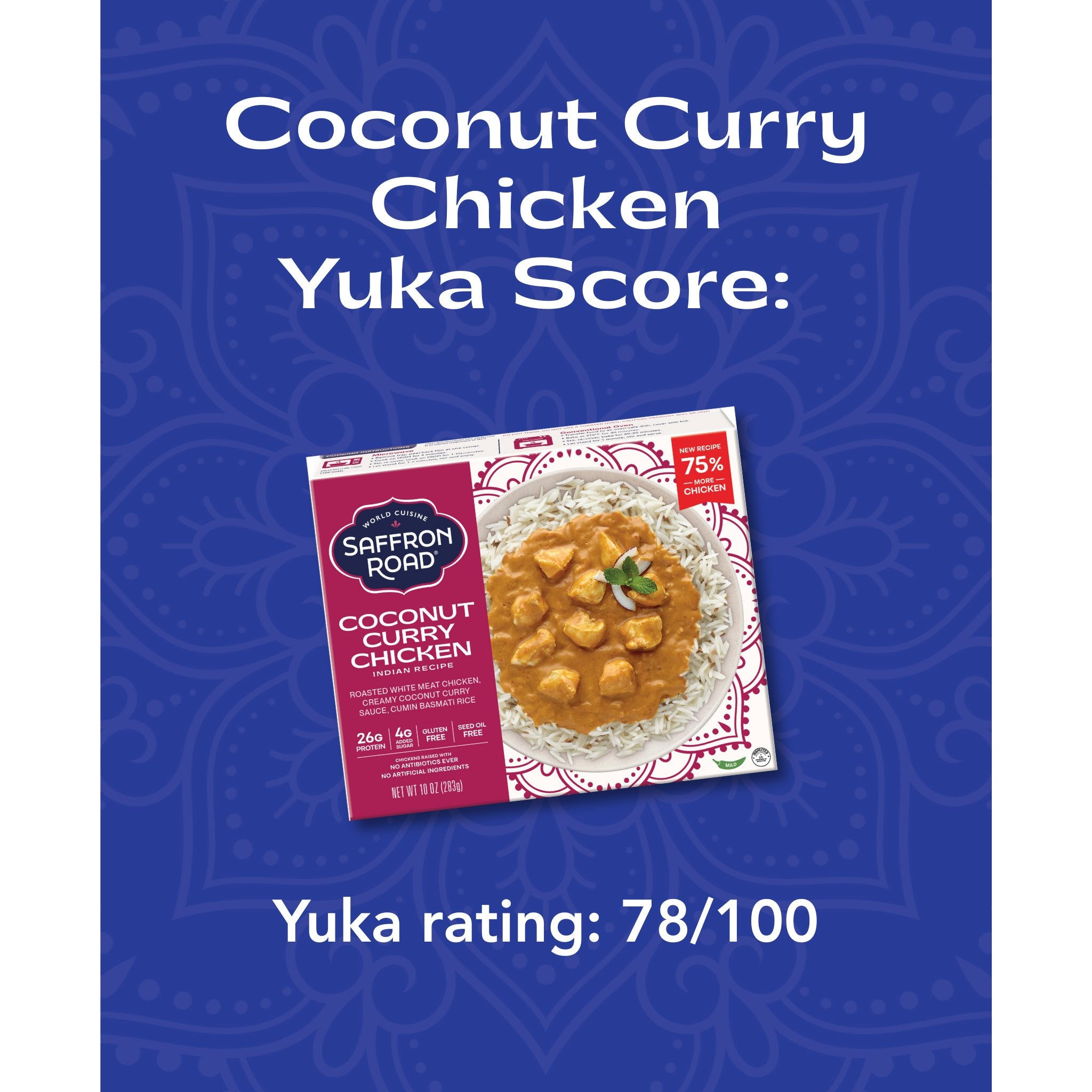 Coconut Curry Chicken Frozen Dinners saffron-road-b2c