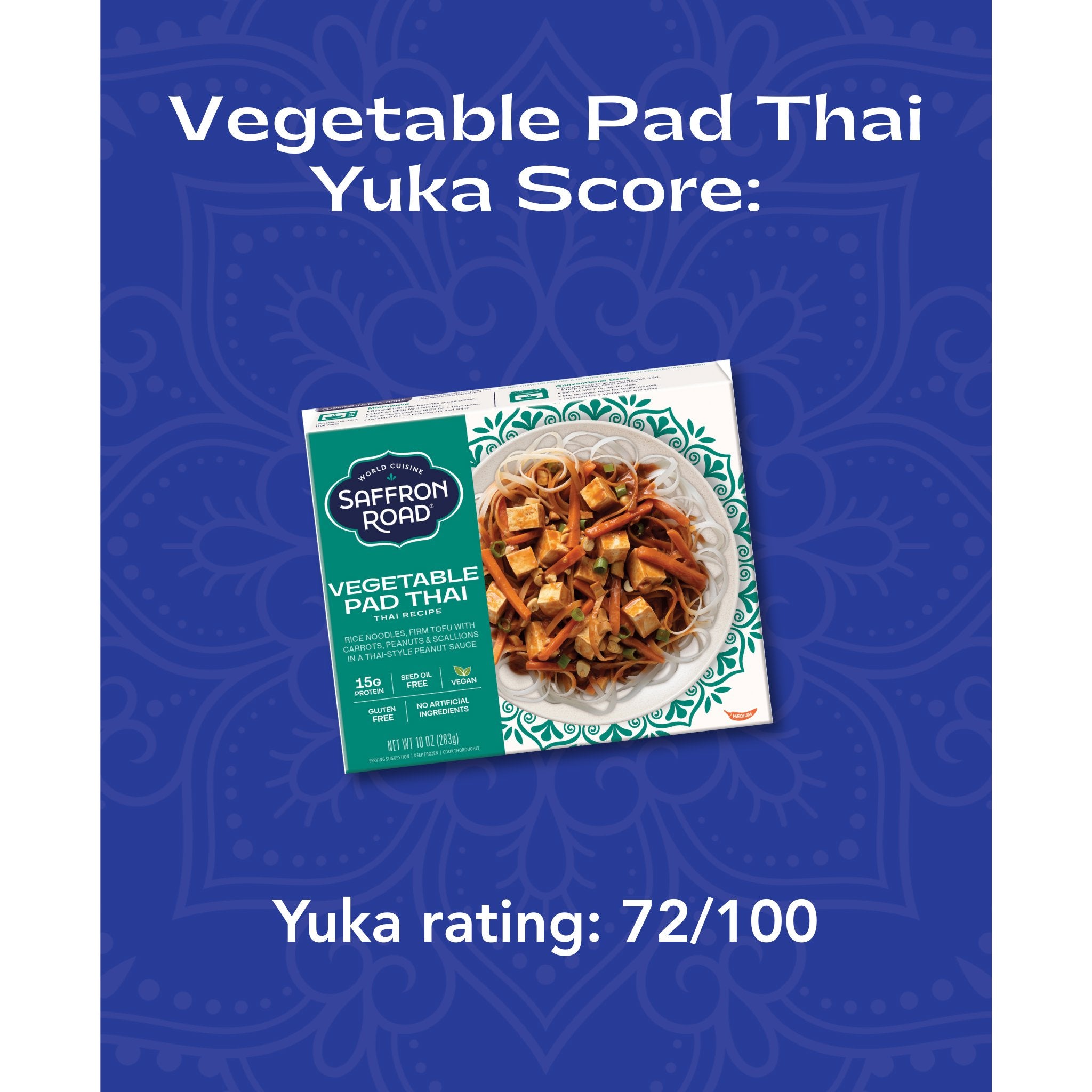 Vegetable Pad Thai Frozen Dinners saffron-road-b2c