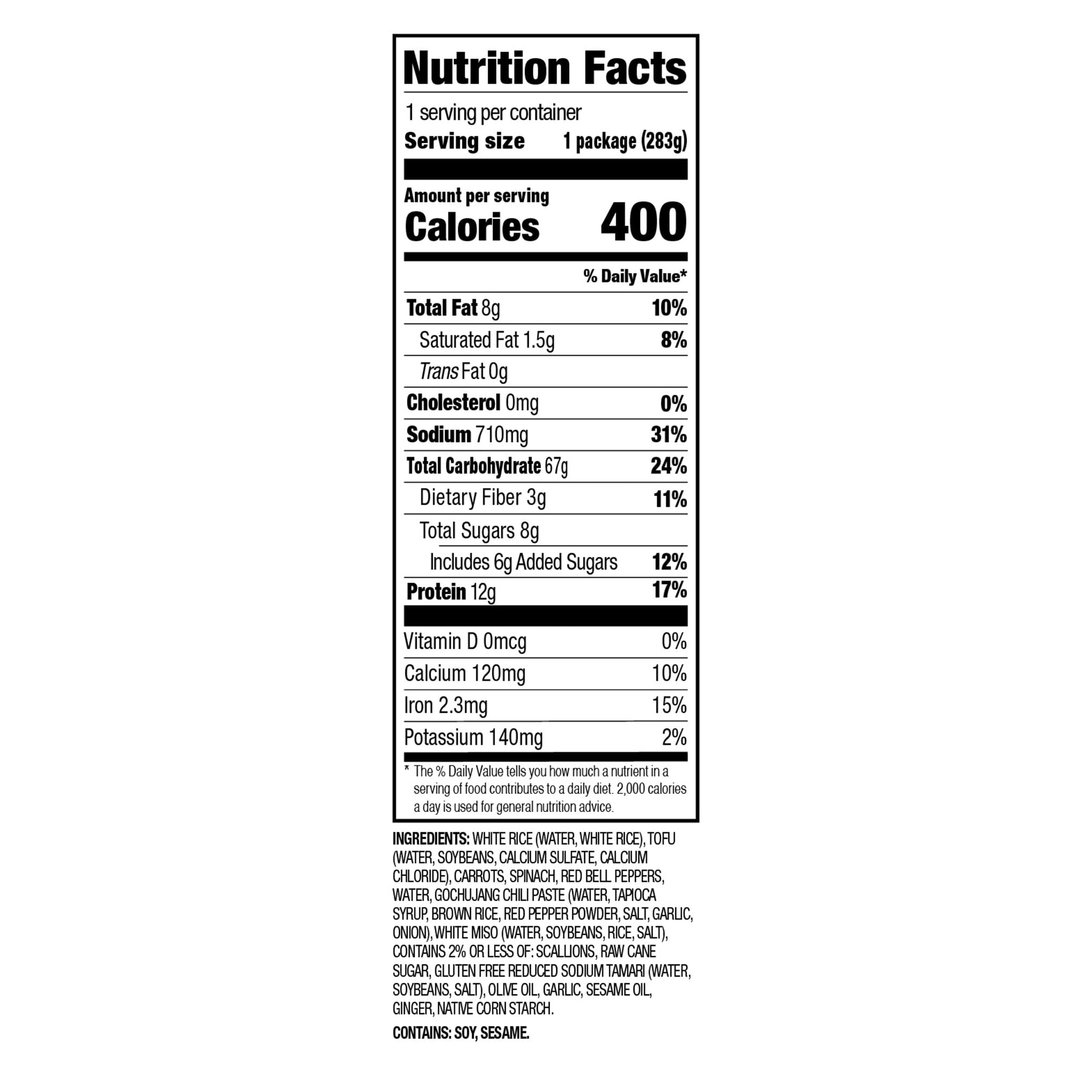 Bibimbap Mixed Veggie & Rice Bowl Frozen Dinners saffron-road-b2c