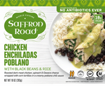 Saffron Road Chicken Enchiladas Poblano With Black Beans & Rice