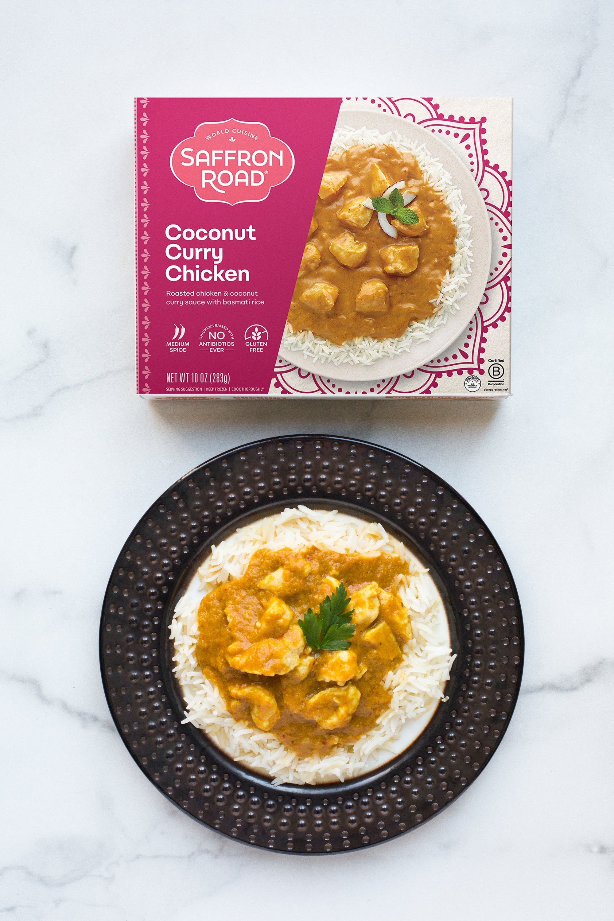 Coconut Curry Chicken Frozen Meal Frozen Dinners saffron-road-b2c 