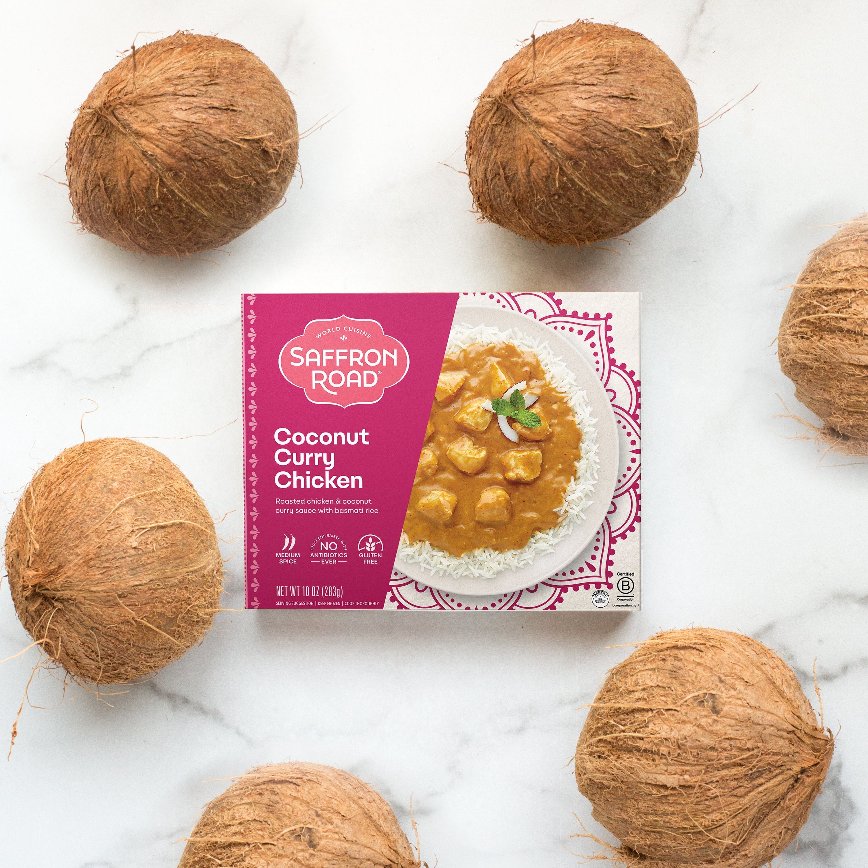 Coconut Curry Chicken Frozen Meal Frozen Dinners saffron-road-b2c 