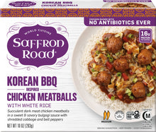 Load image into Gallery viewer, Korean BBQ Inspired Chicken Meatballs Frozen Meal Frozen Dinners saffron-road-b2c 
