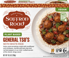 Load image into Gallery viewer, Plant-Based General Tso&#39;s Frozen Meal Frozen Dinners saffron-road-b2c 
