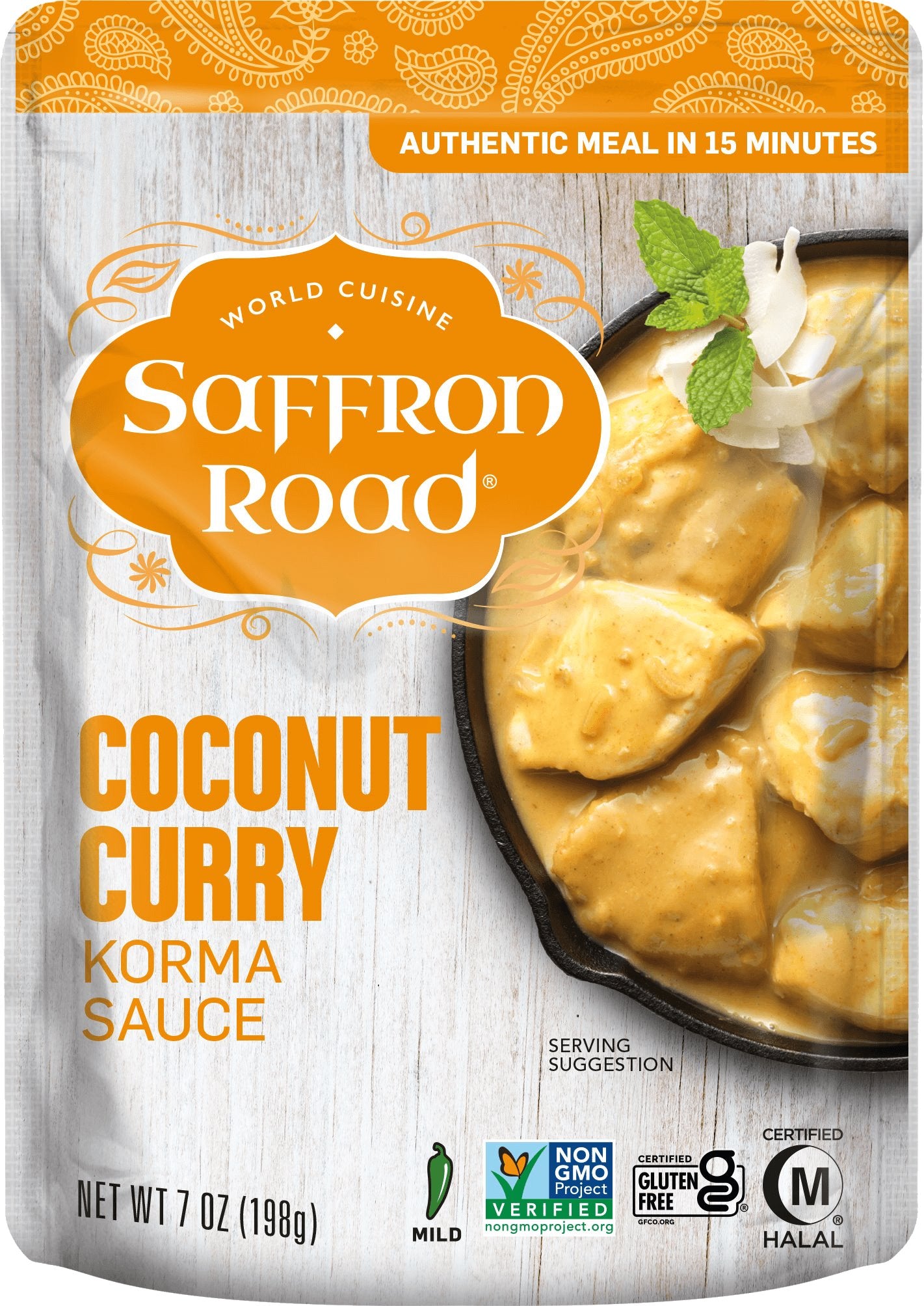 Coconut Curry Simmer Sauce 8 Pack Simmer Sauce saffron-road-b2c 