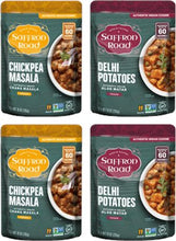 Load image into Gallery viewer, Chickpea Masala &amp; Delhi Potatoes 4 Pack by saffron road
