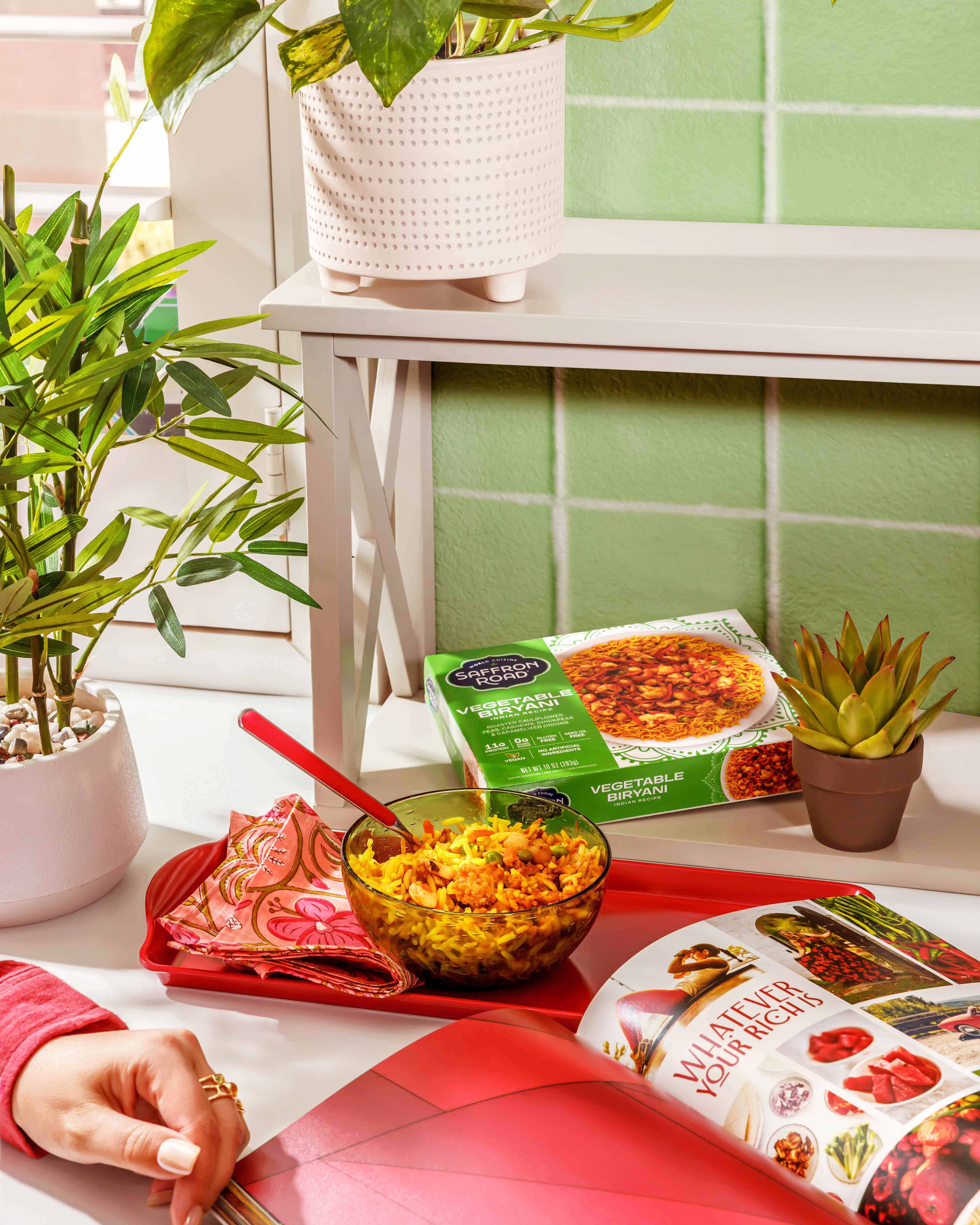 Vegetable Biryani Frozen Dinners saffron-road-b2c