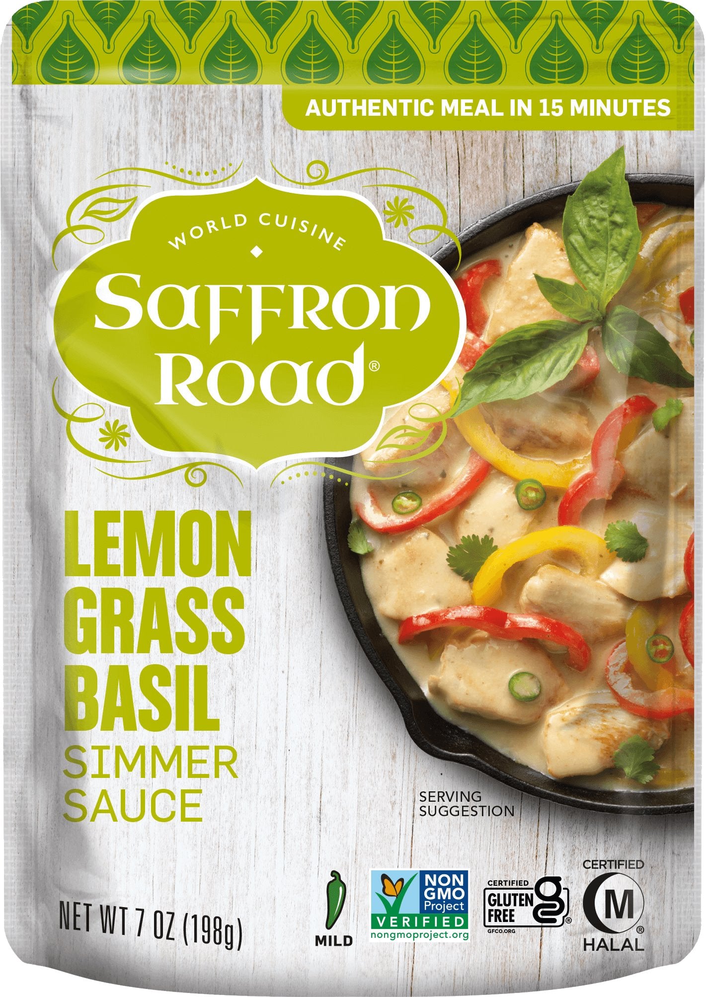 Simmer sauce lemongrass basil by saffron road