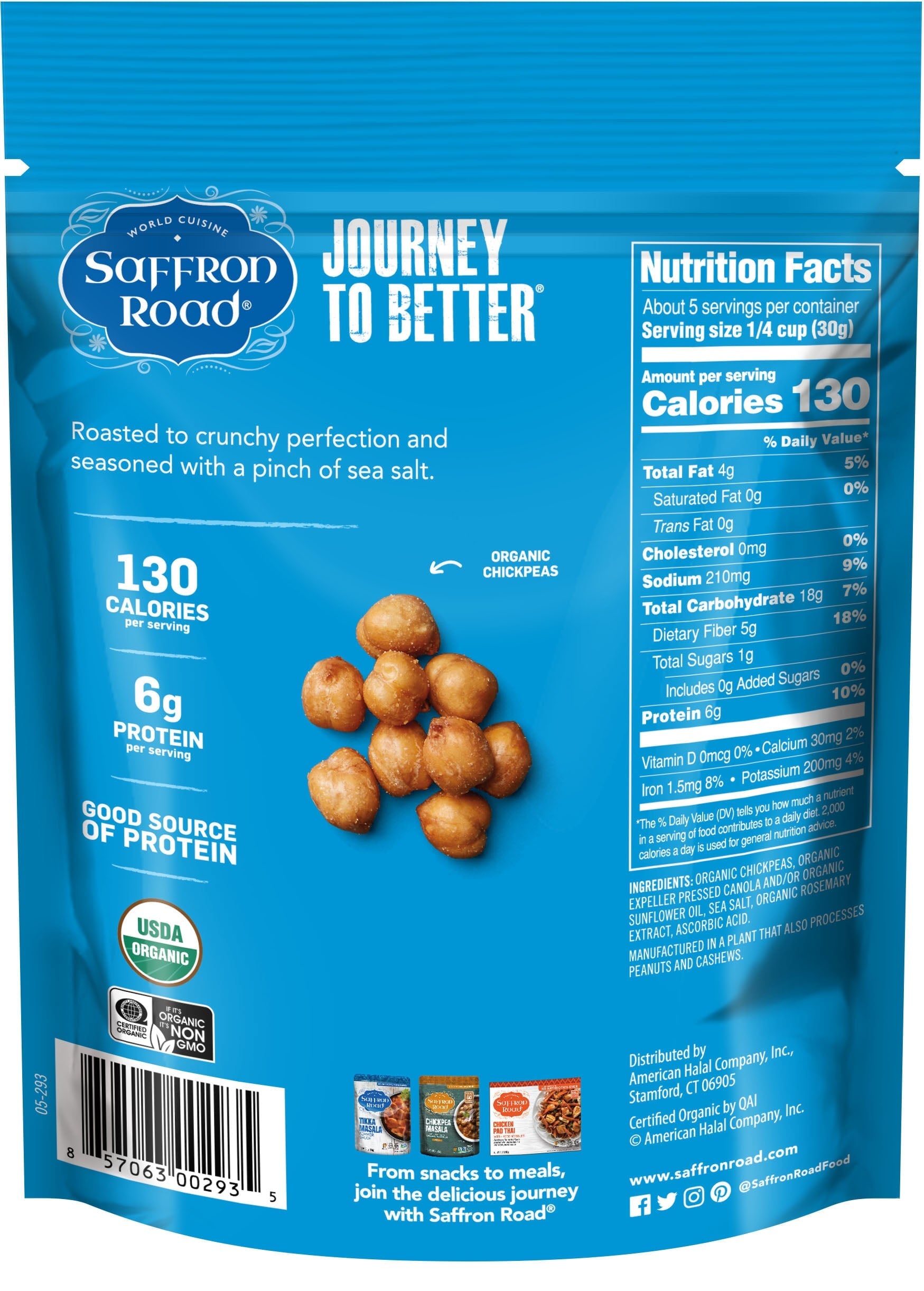 Sea Salt Crunchy Chickpeas Crunchy Chickpea saffron-road-b2c 