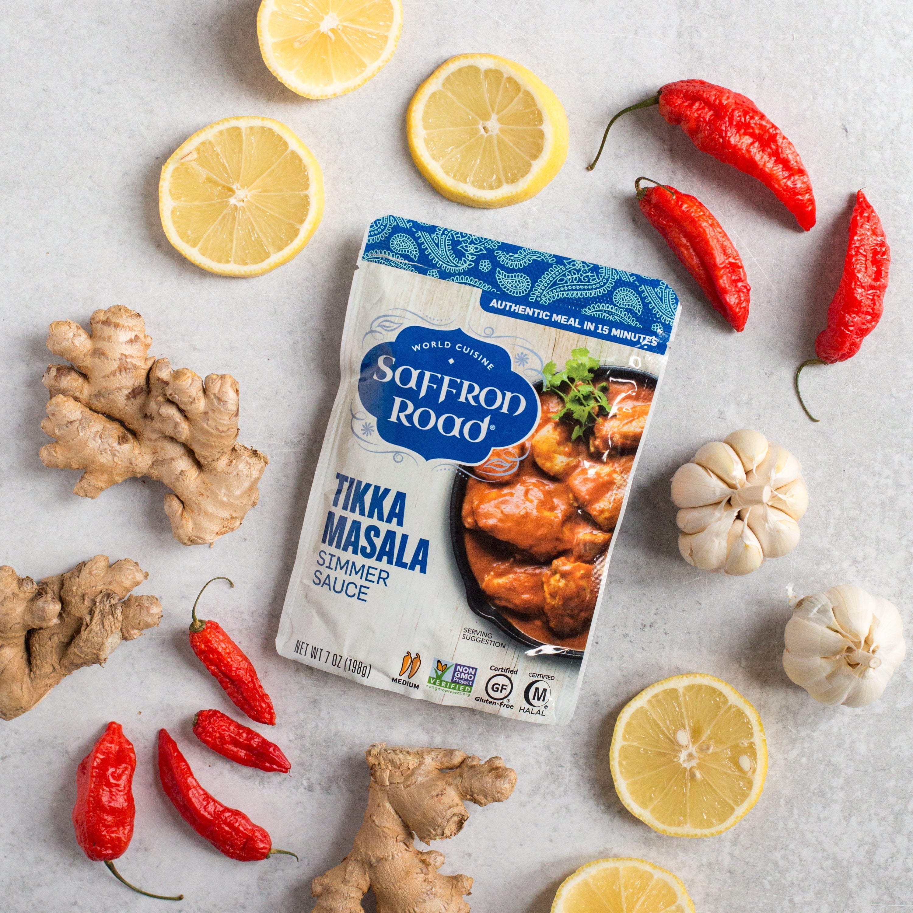 Tikka Masala Simmer Sauce 8 Pack Simmer Sauce saffron-road-b2c
