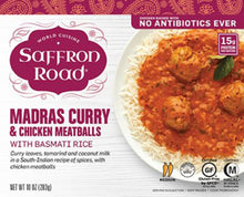 Load image into Gallery viewer, Madras Curry &amp; Chicken Meatballs Frozen Meal Frozen Dinners saffron-road-b2c 
