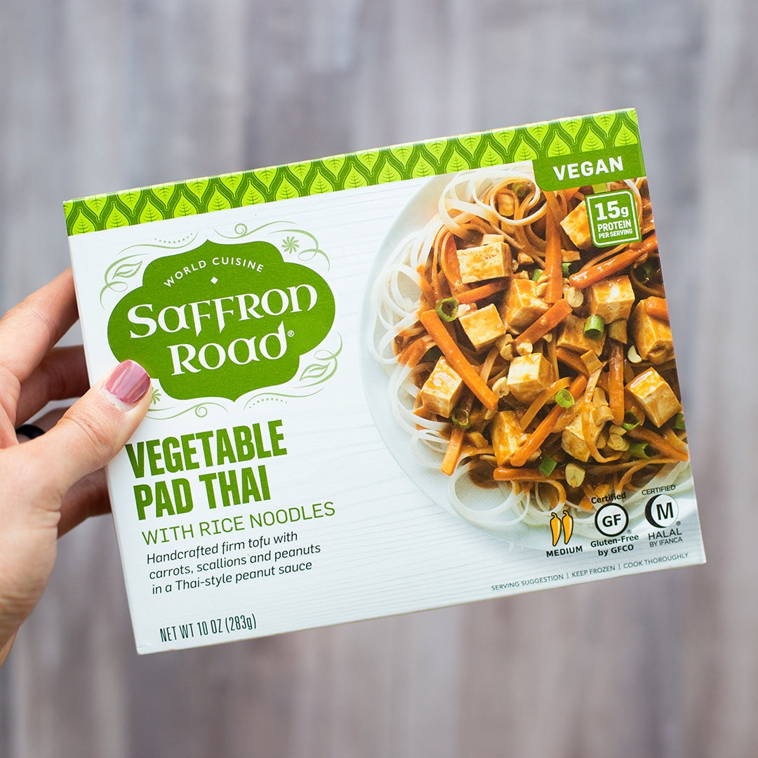 Vegetable Pad Thai Frozen Meal Frozen Dinners saffron-road-b2c