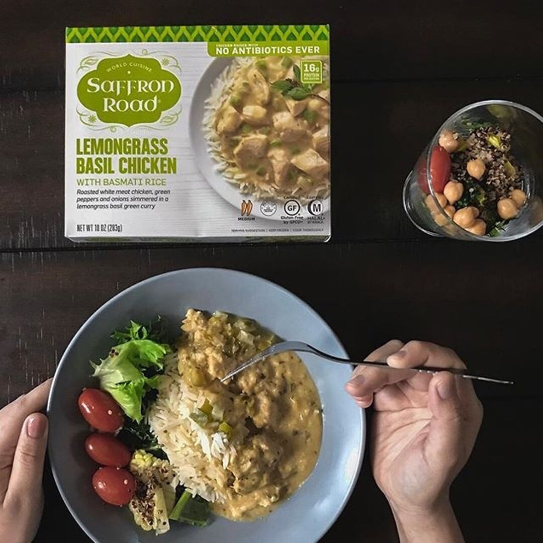 Lemongrass Basil Chicken Frozen Meal Frozen Dinners saffron-road-b2c