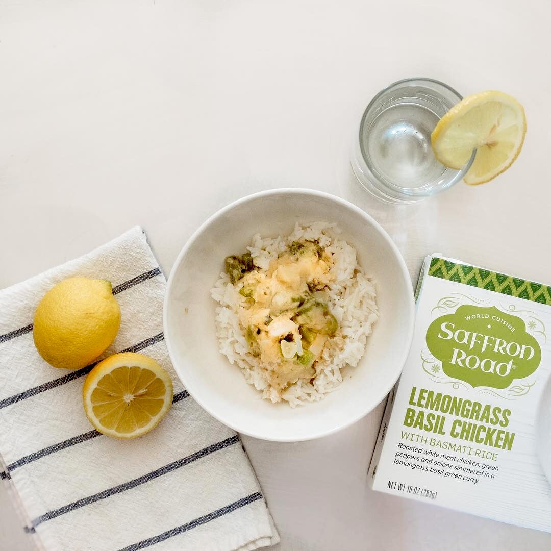 Lemongrass Basil Chicken Frozen Meal Frozen Dinners saffron-road-b2c