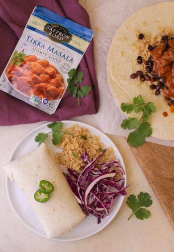 Beef Tikka Masala Burritos