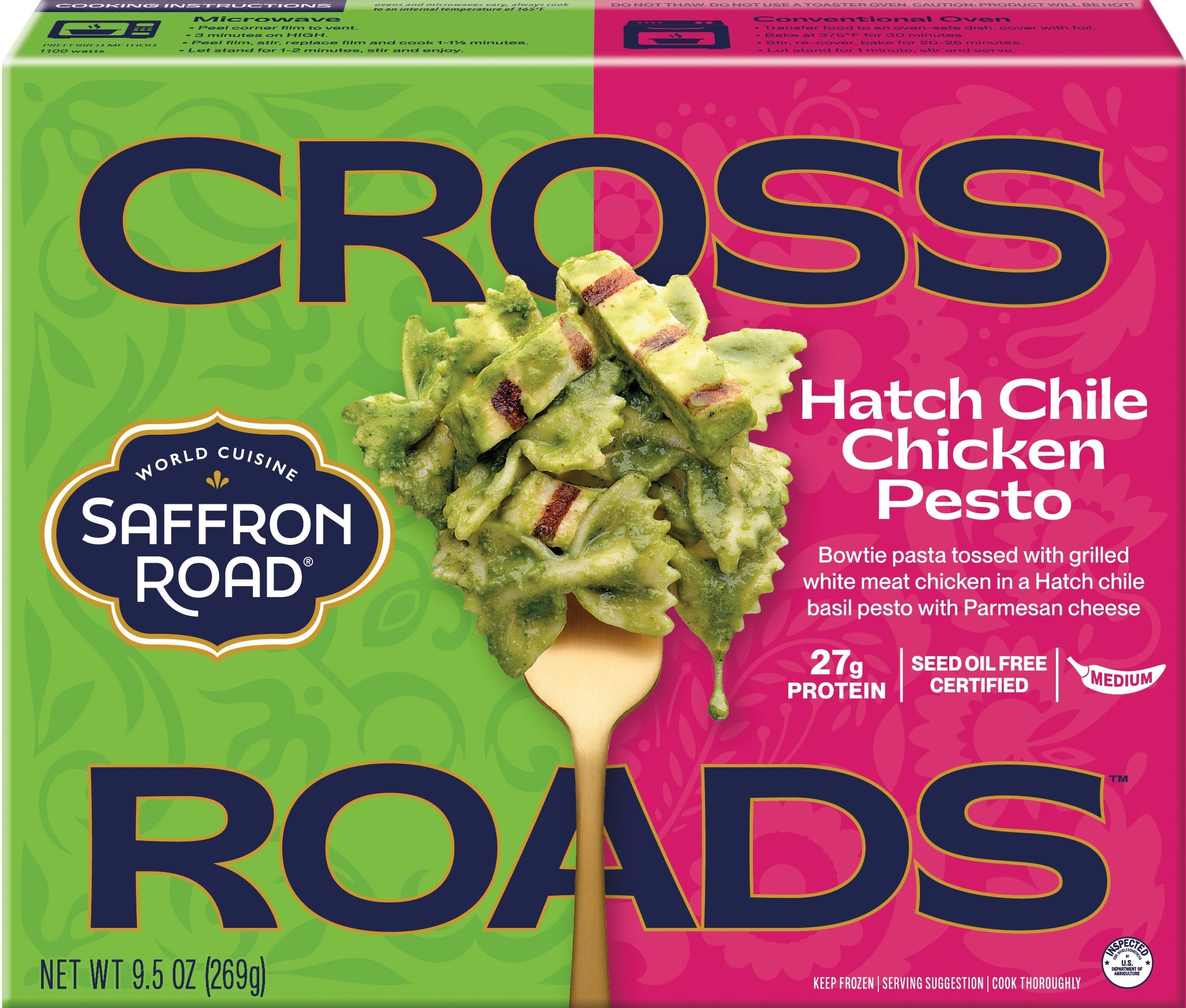 Hatch Chile Chicken Pesto Saffron Road 