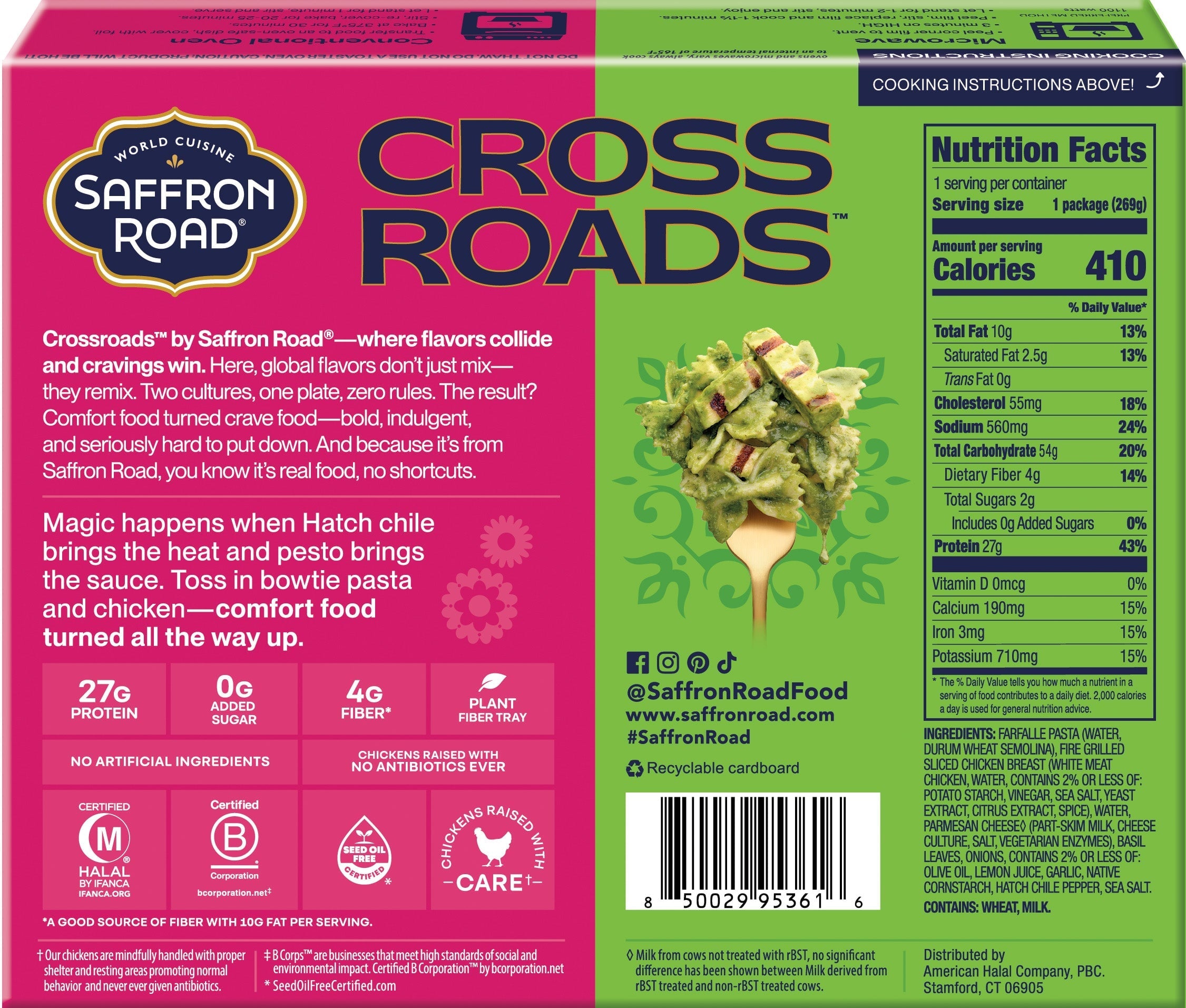 Hatch Chile Chicken Pesto Saffron Road 