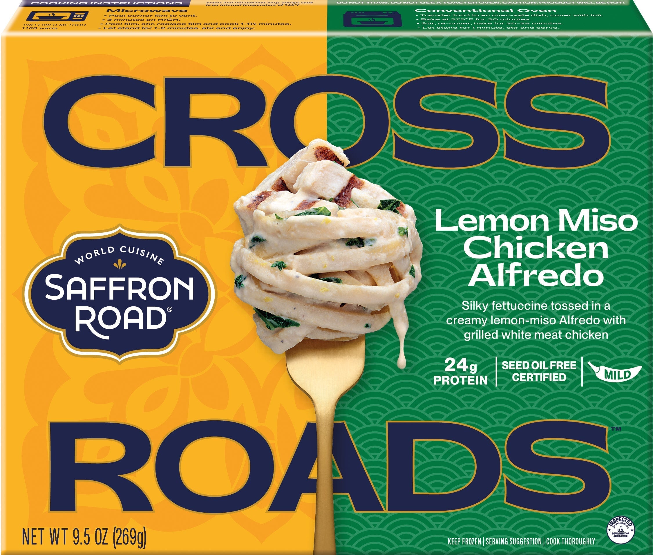 Saffron Road Lemon Miso Chicken Alfredo — product image