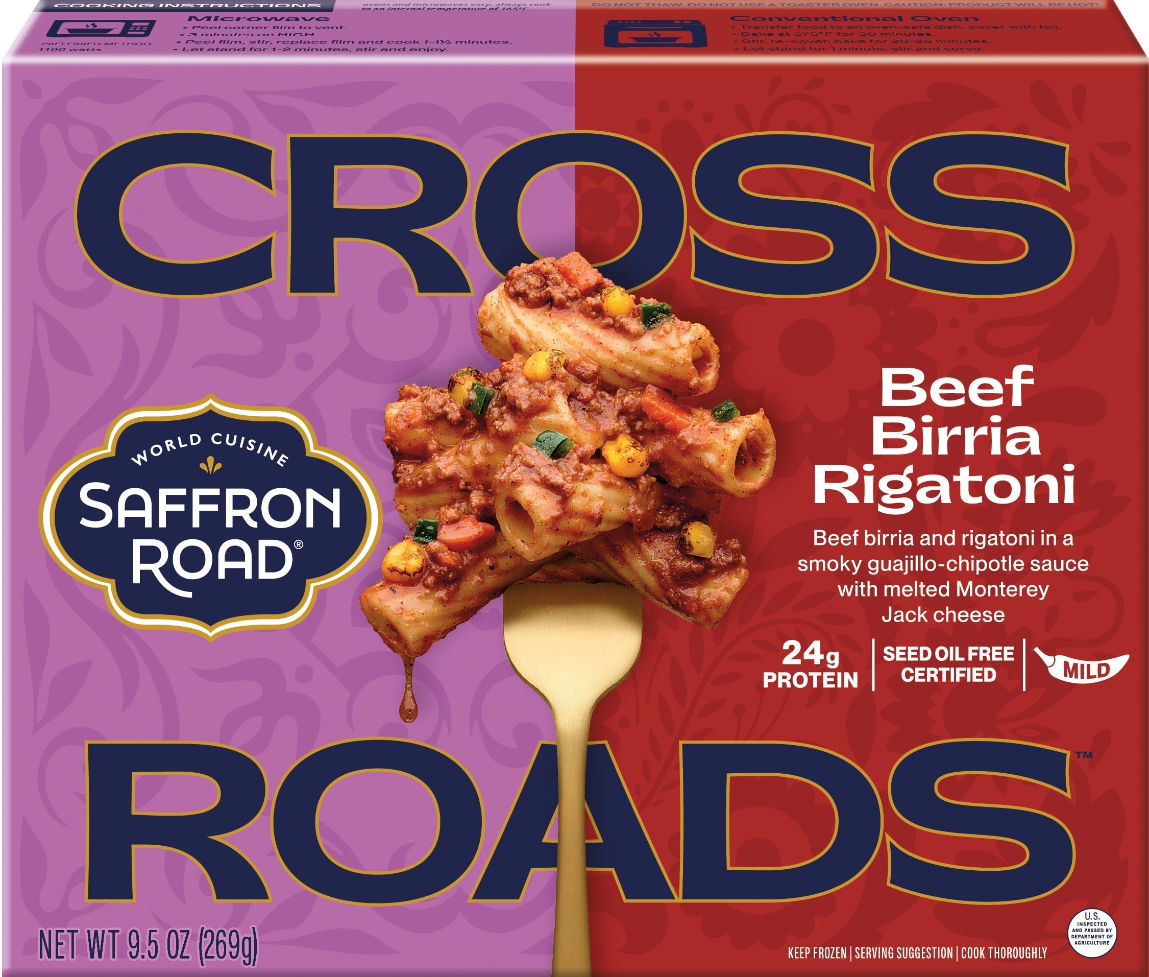 Saffron Road Beef Birria Rigatoni — product image