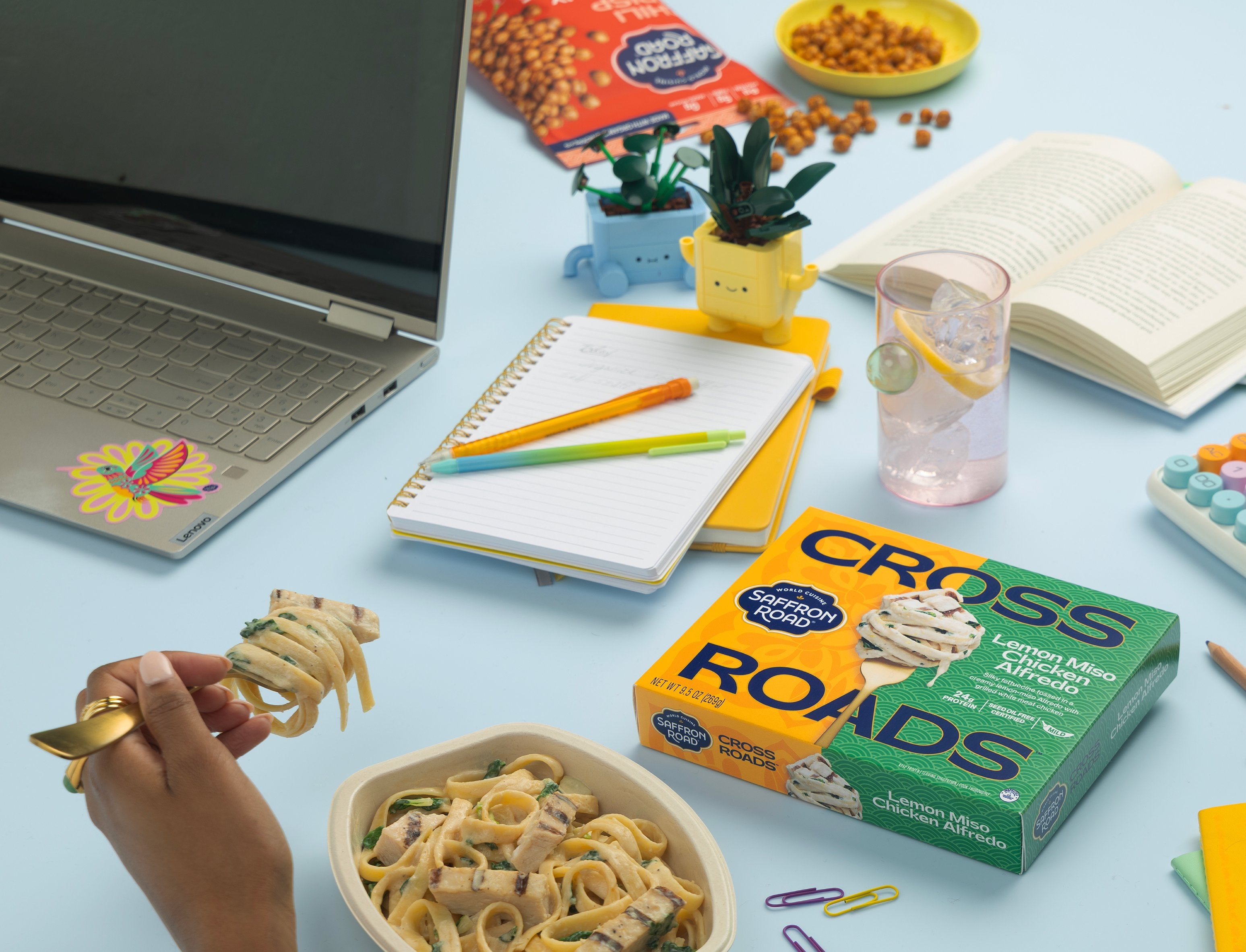 Lemon Miso Chicken Alfredo Saffron Road 