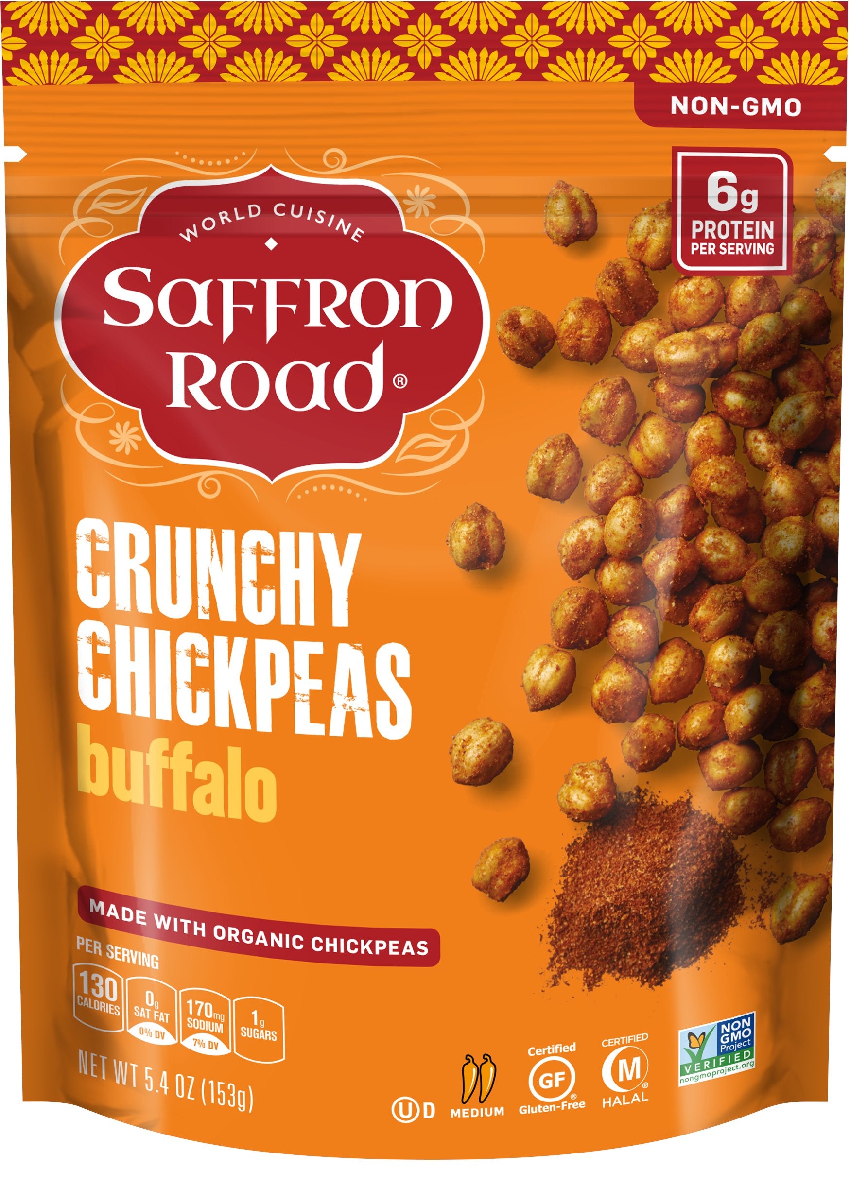 Buffalo Crunchy Chickpeas Crunchy Chickpea saffron-road-b2c 
