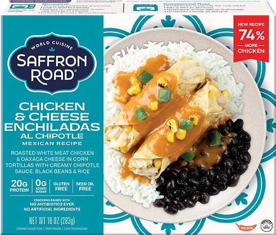 Chicken & Cheese Enchiladas al Chipotle