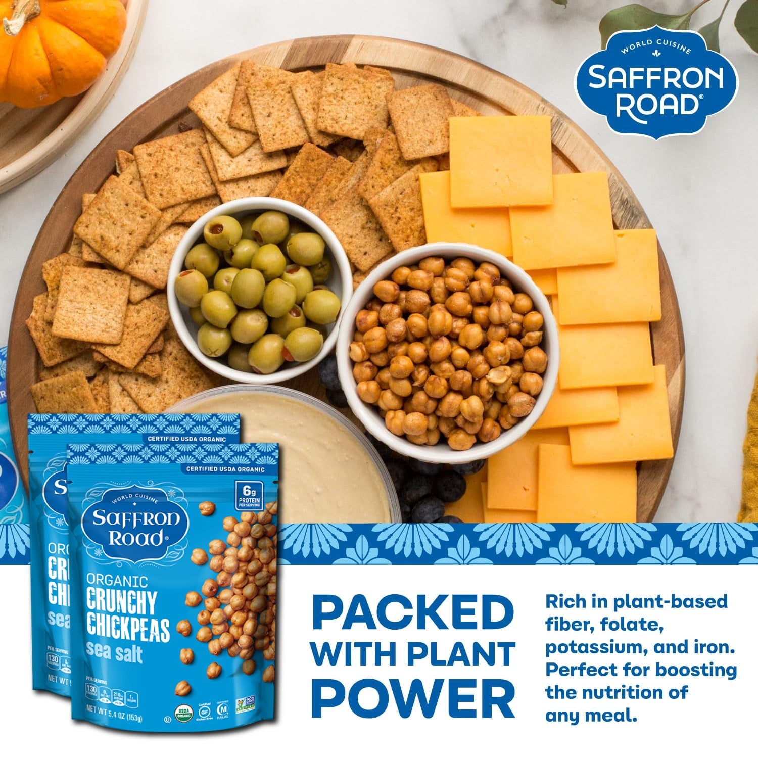 Sea Salt Crunchy Chickpeas Crunchy Chickpea saffron-road-b2c 