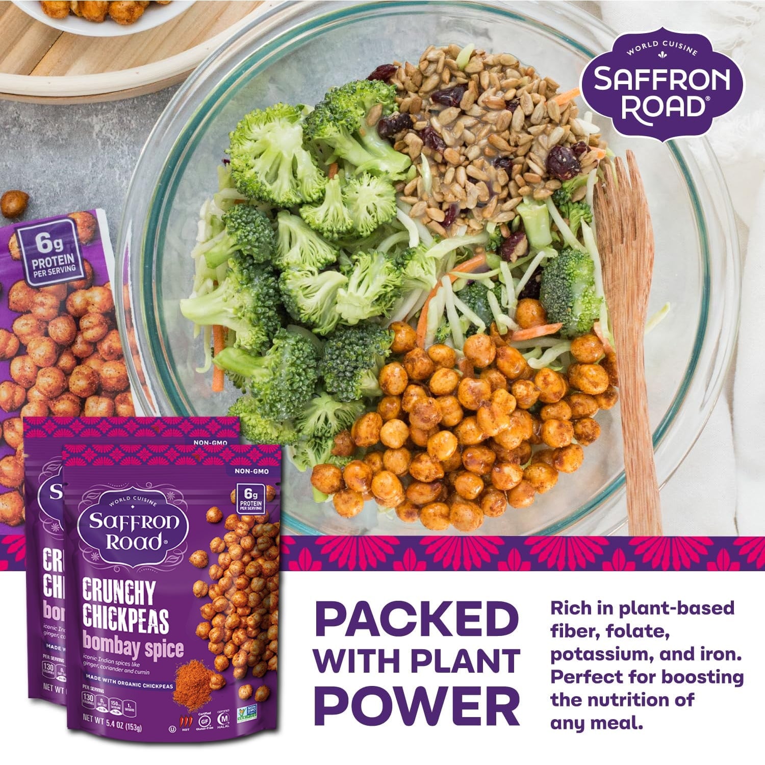 Bombay Spice Crunchy Chickpeas Crunchy Chickpea saffron-road-b2c 