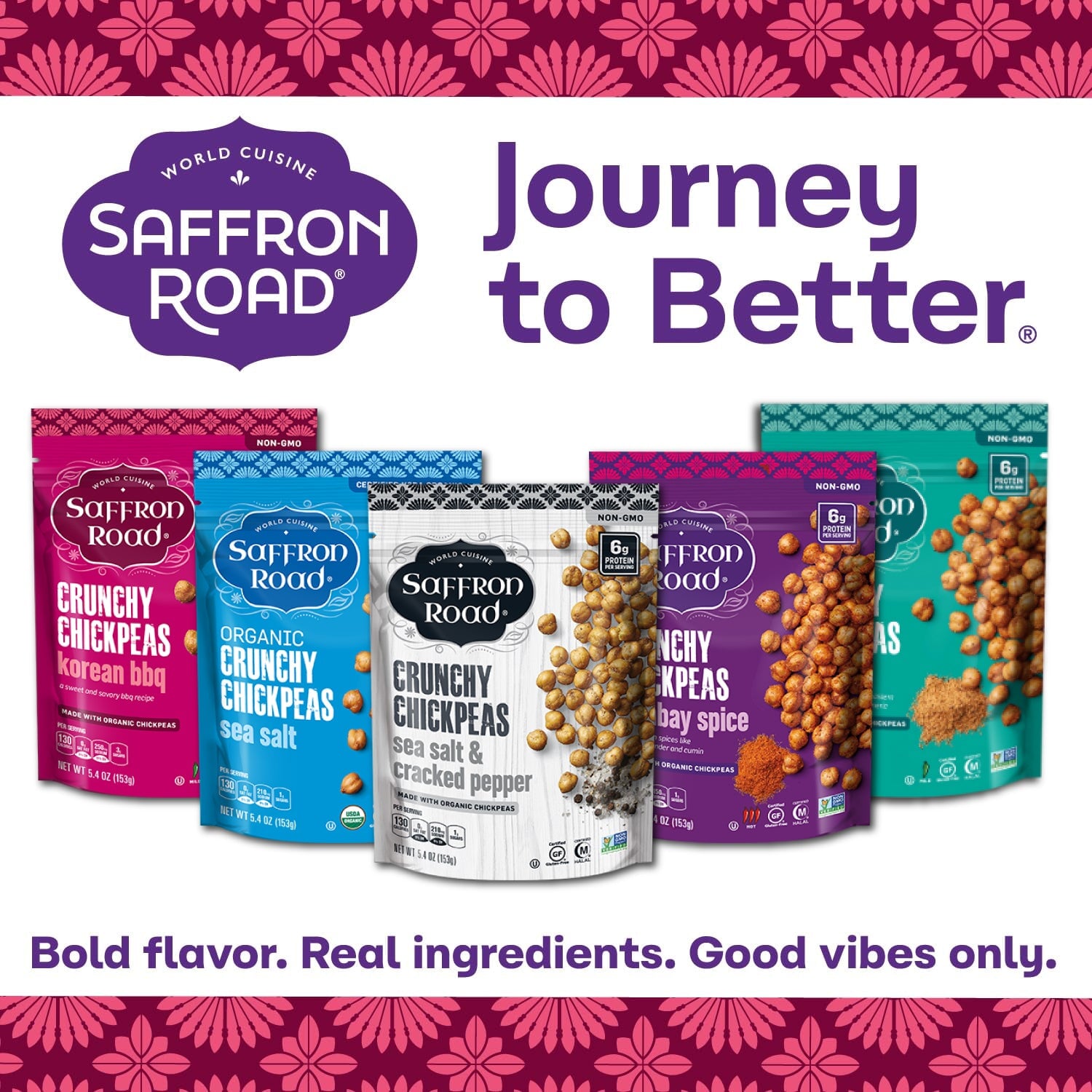 Korean BBQ Crunchy Chickpeas Crunchy Chickpea saffron-road-b2c 