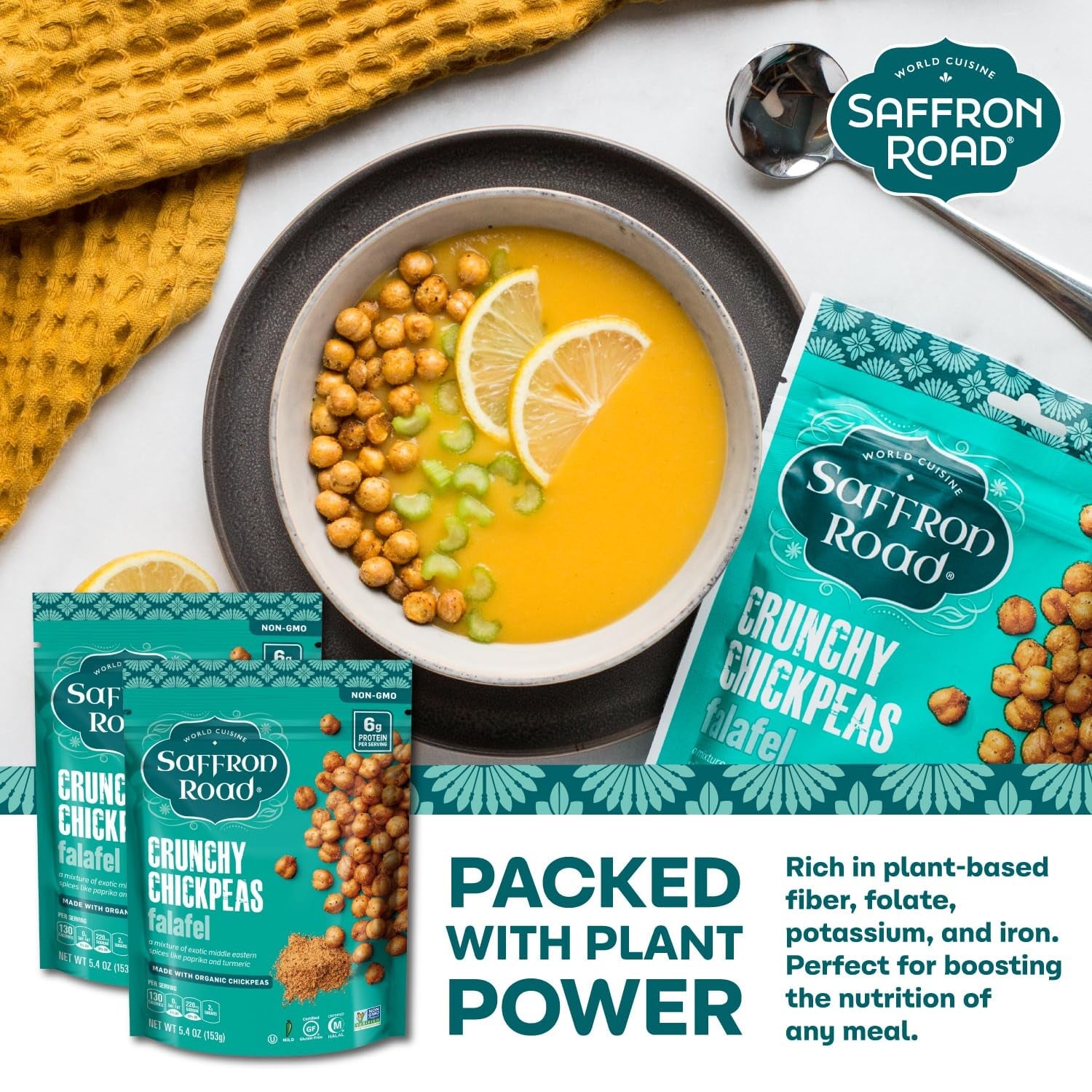 Falafel Crunchy Chickpeas Crunchy Chickpea saffron-road-b2c 