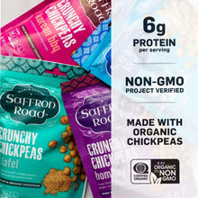 Load image into Gallery viewer, Crunchy Chickpeas 6 Pack Crunchy Chickpea Saffron Road 
