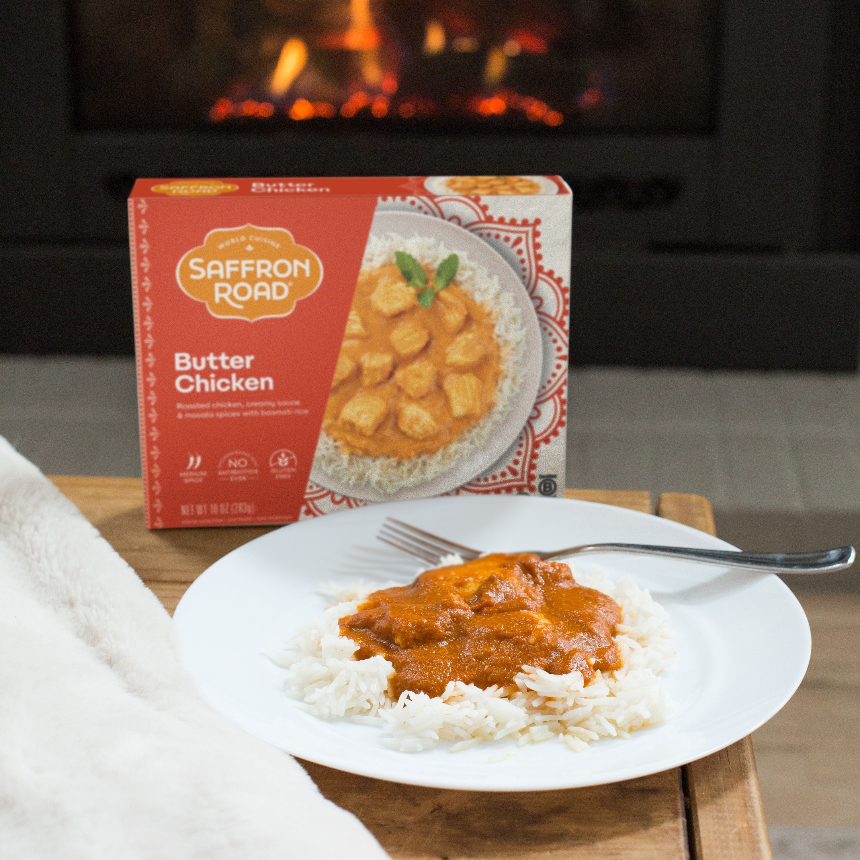 Butter Chicken Frozen Meal Frozen Dinners saffron-road-b2c 