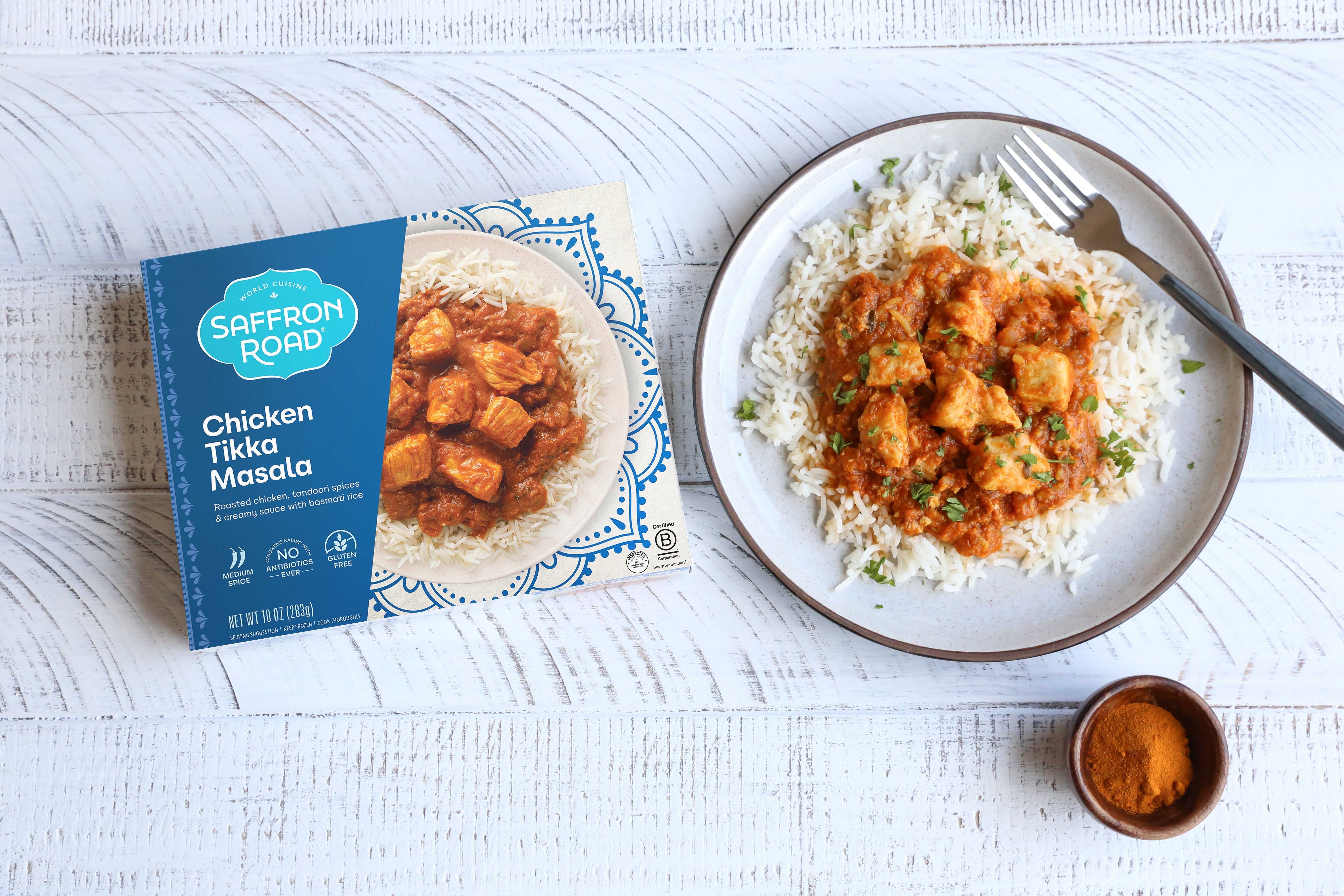 Chicken Tikka Masala Frozen Meal Frozen Dinners saffron-road-b2c 