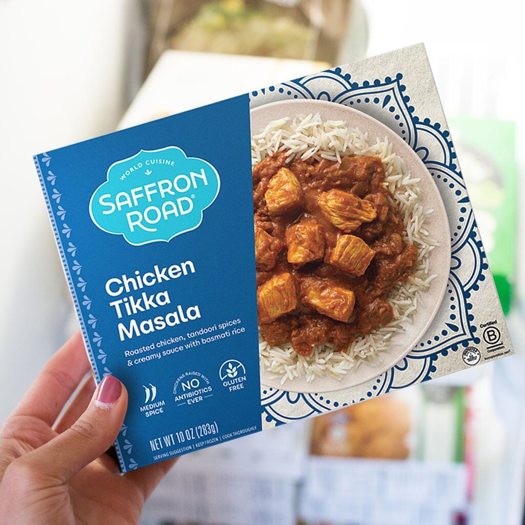 Chicken Tikka Masala Frozen Meal Frozen Dinners saffron-road-b2c 