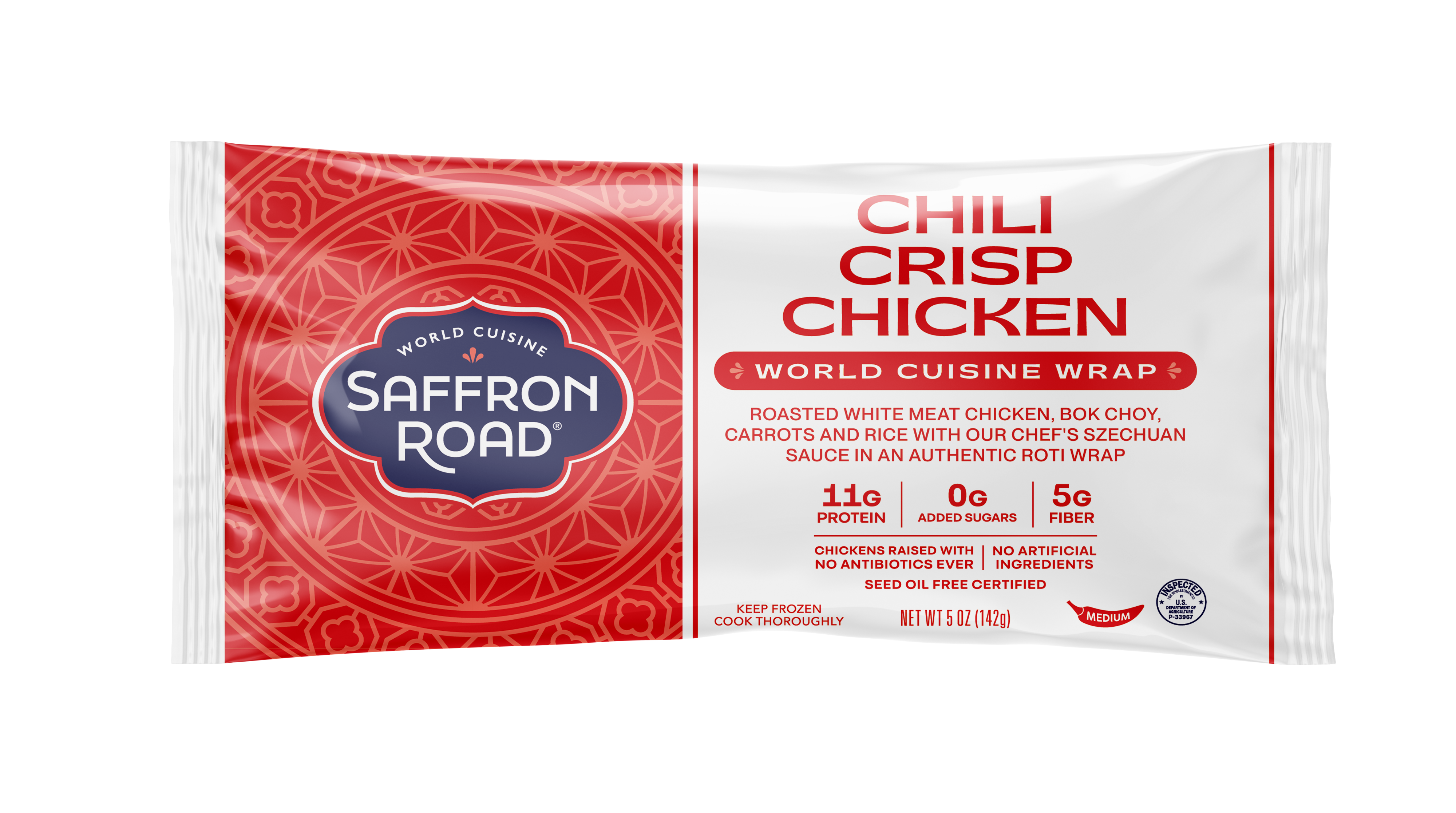 Chili Crisp Chicken World Cuisine Wrap