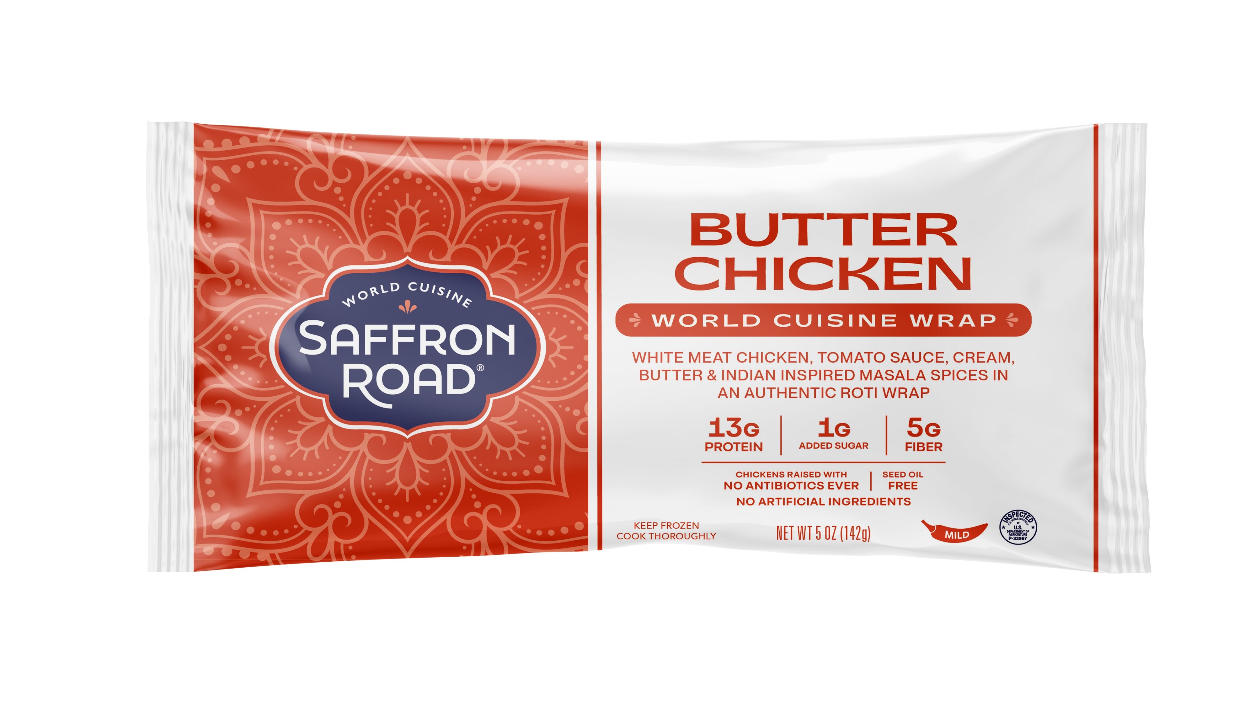 Butter Chicken Frozen World Cuisine Wrap