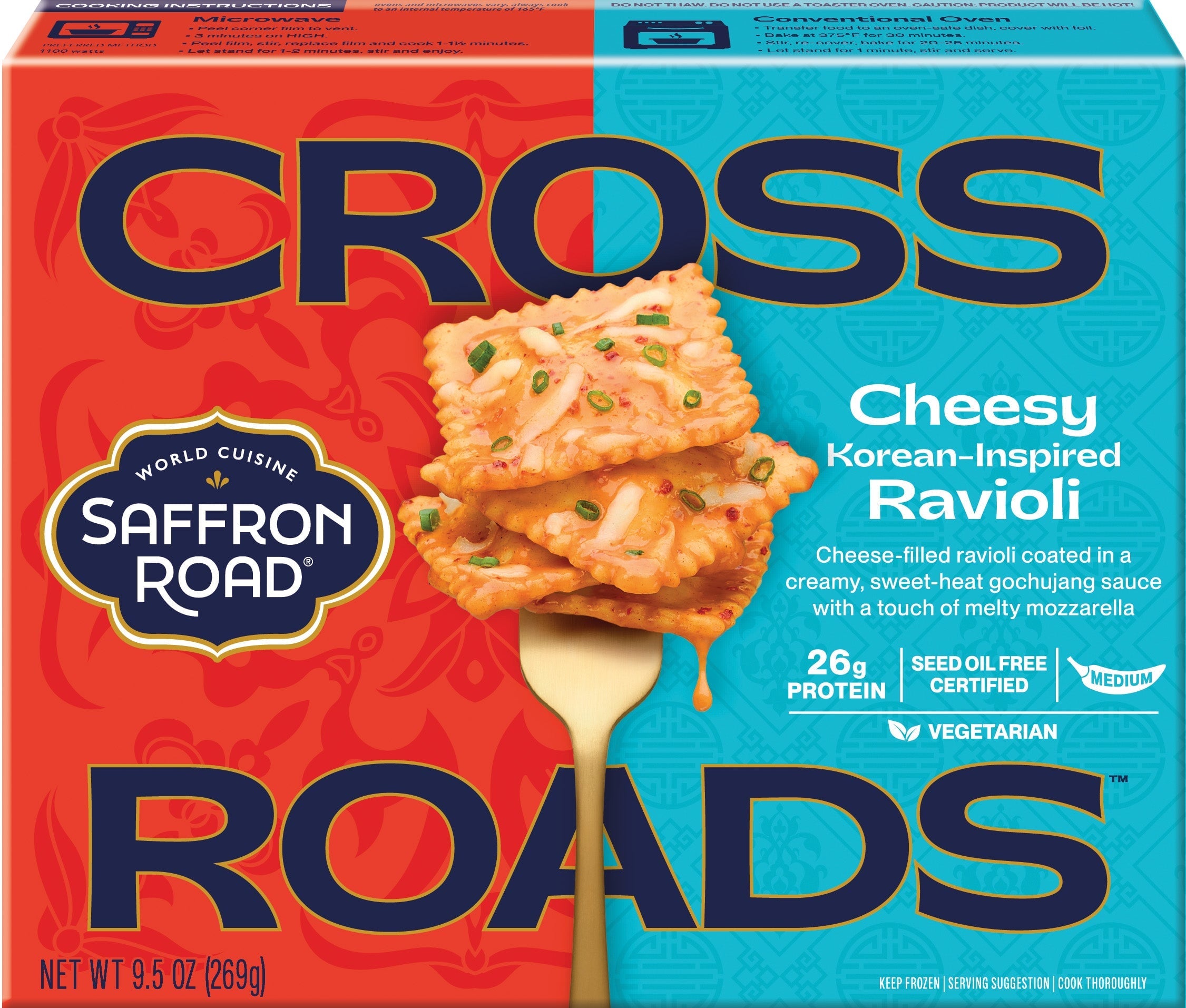 Cheesy Korean-Inspired Ravioli Saffron Road 