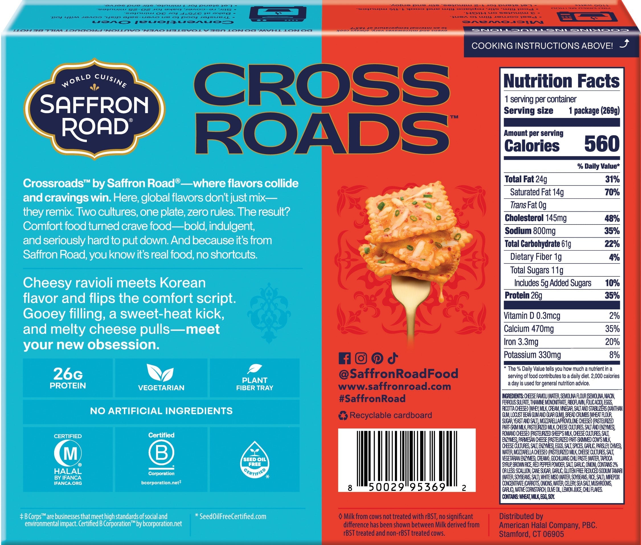 Cheesy Korean-Inspired Ravioli Saffron Road 