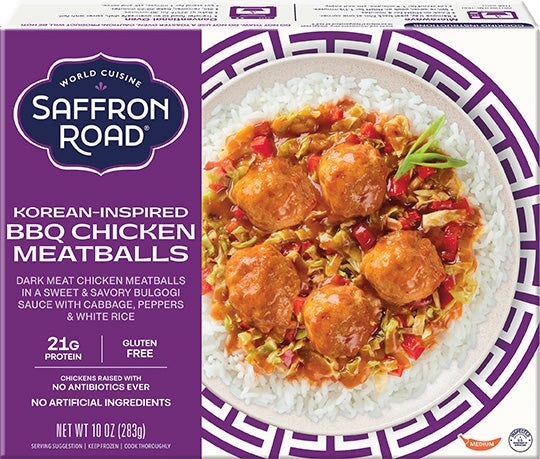 Korean Inspired BBQ Chicken Meatballs