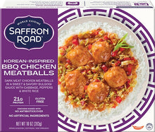 Load image into Gallery viewer, Korean-Inspired BBQ Chicken Meatballs Frozen Dinners saffron-road-b2c 
