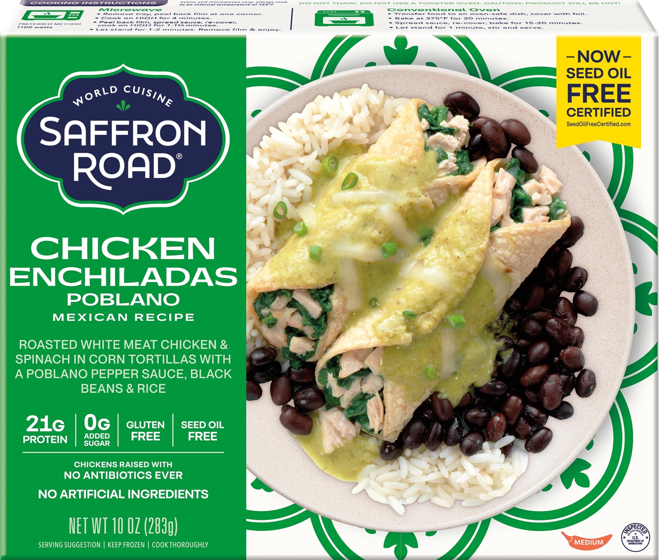 Chicken Enchiladas Poblano