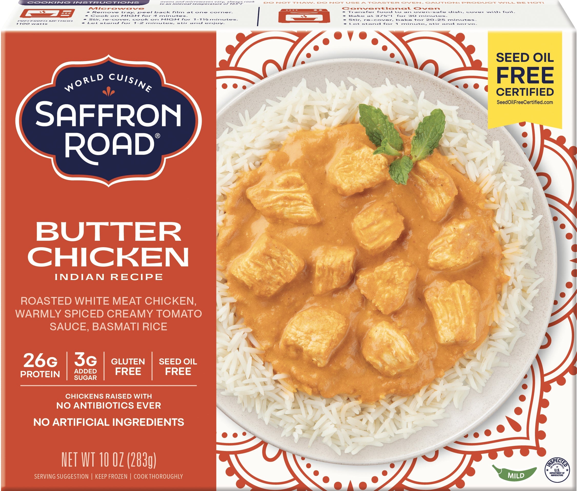 Saffron Road Butter Chicken package