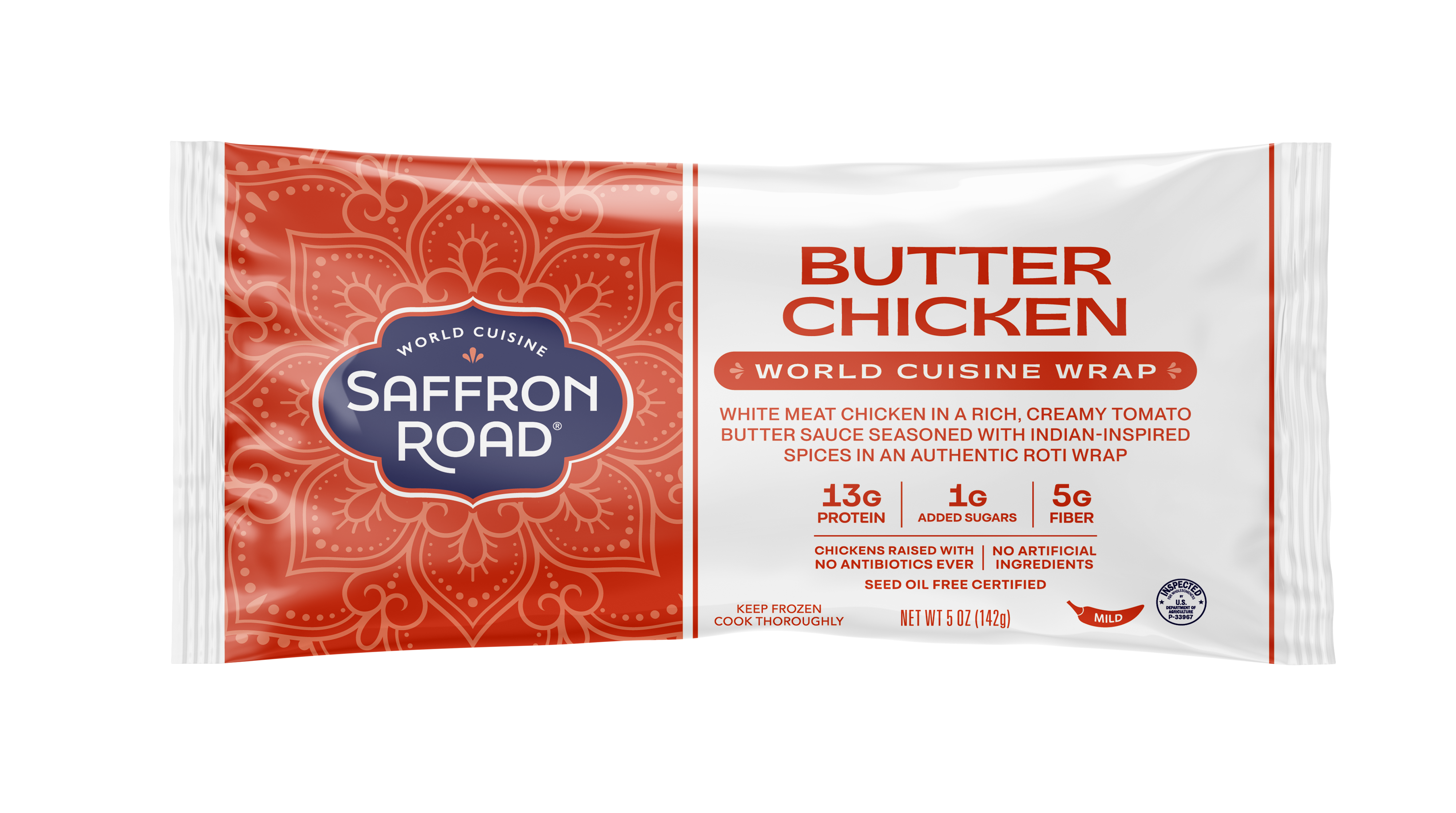 Butter Chicken World Cuisine Wrap