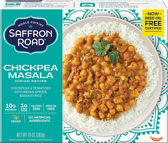 Saffron Road Chickpea Masala package