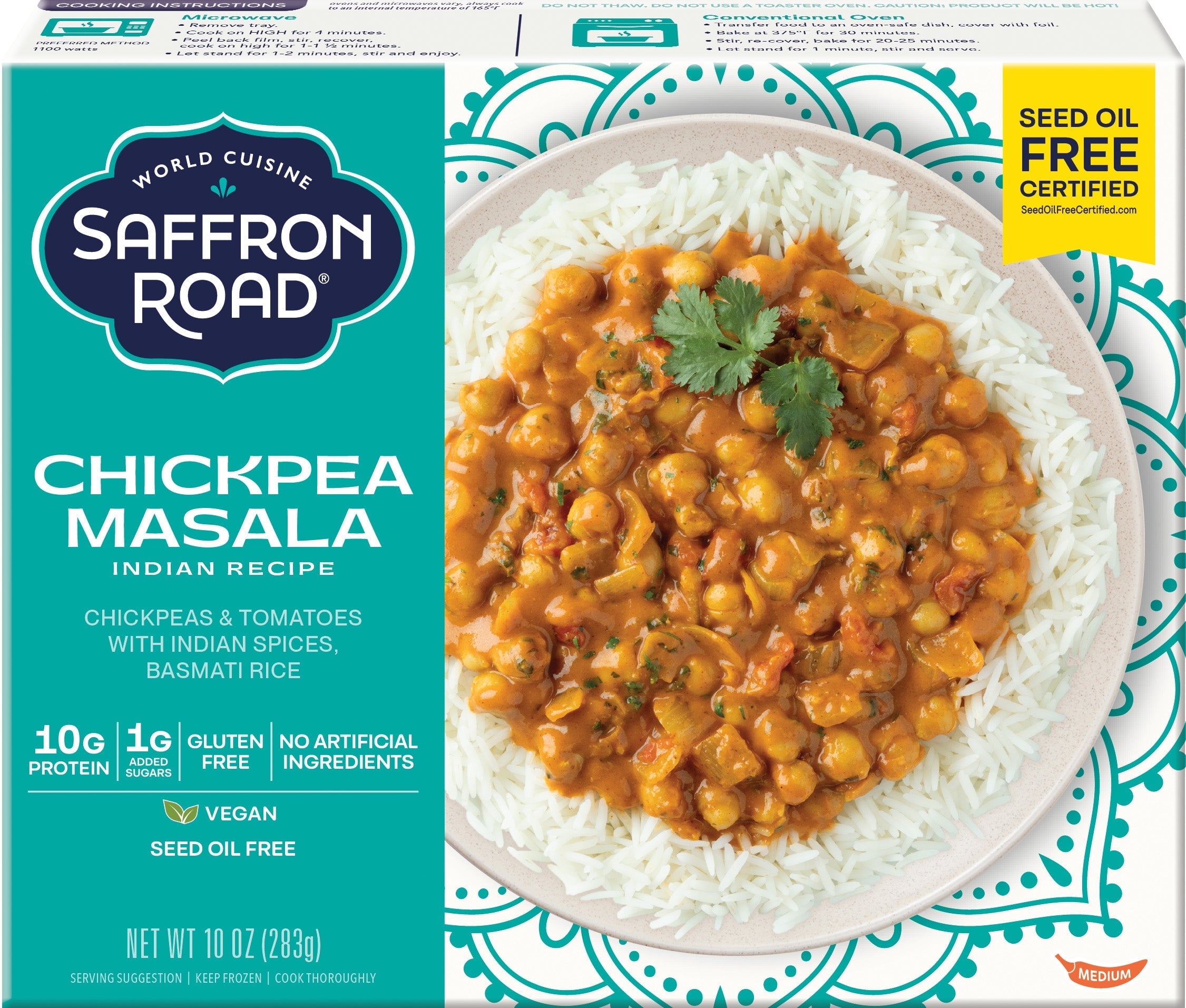 Chickpea Masala Frozen Dinners saffron-road-b2c 