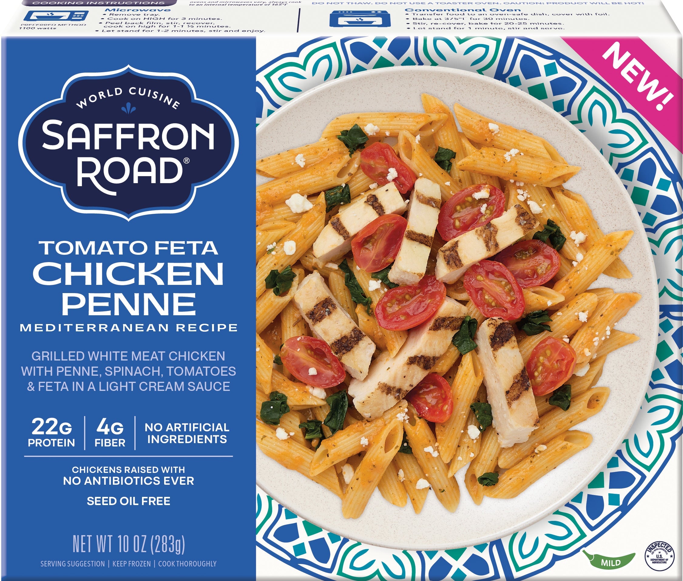 Tomato Feta Chicken Penne